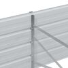 vidaXL Garden Raised Bed Silver Galvanized Steel Large Durable