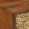 vidaXL Bedside Cabinet with Door 2 pcs Honey Brown