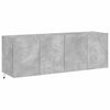 vidaXL TV Wall Cabinet Set of 2 Concrete grey Engineered wood Medium
