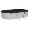 Bestway Above Ground Pool Grey Steel Large UV-resistant materials