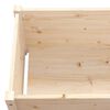 vidaXL Planter Natural Pine Solid Pinewood 78.7x19.7x19.7 in Durable