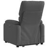 vidaXL Electric Stand Up Massage Recliner Chair Dark Gray