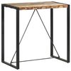 vidaXL Bar Table Multicolor Solid Reclaimed Wood, Steel Medium Durable