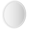 vidaXL Led Bathroom Mirror Transparent Glass 27.6 in Diameter