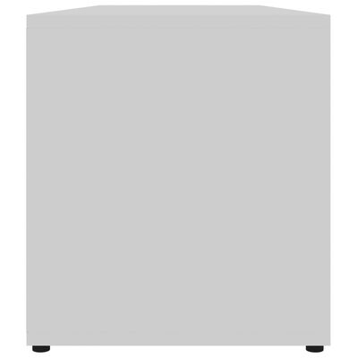 vidaXL TV Cabinet White 47.2"x13.4"x14.6" Chipboard