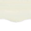 vidaXL Replacement Awning Fabric Cream 100% Polyester with PU Coating