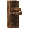 vidaXL Highboard Smoked oak Engineered wood Medium Highboard