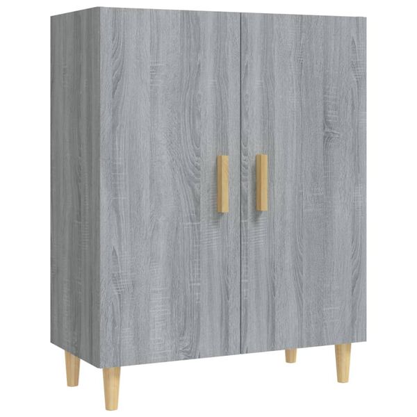 vidaXL Sideboard Grey Sonoma Engineered Wood Medium Sideboard