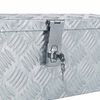 vidaXL Aluminum Box 19.1"x5.5"x7.9" Silver