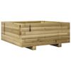 vidaXL Garden Planter Natural pine Solid pine wood Medium Durable