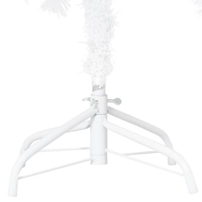 vidaXL Artificial Christmas Tree with Thick Branches White 59.1" PVC