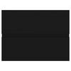 vidaXL Sink Cabinet Black Engineered wood Standard Sink Cabinet