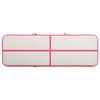 vidaXL Inflatable Gymnastics Mat with Pump 196.9x39.4x5.9" PVC Pink