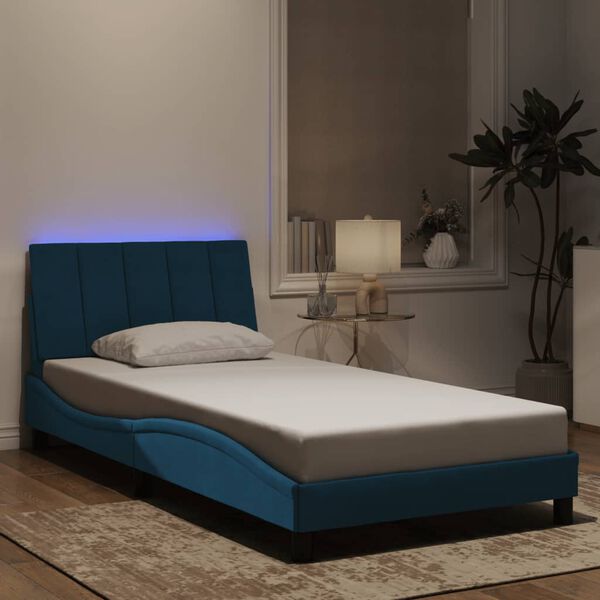 vidaXL Bed Frame Blue