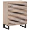 vidaXL Sideboard Bleached finish wood grain Solid mango wood, Steel Medium