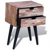 vidaXL Cabinet Various shades of teak Reclaimed Teak Wood Compact
