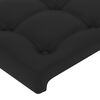 vidaXL Bed Frame without Mattress Black 53.9"x74.8" Full Faux Leather