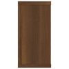 vidaXL Wall Cube Shelf Set of 2 Brown Oak Engineered Wood Medium