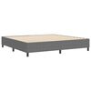 vidaXL Platform Bed Frame Light Grey 78.74 x 78.74 in Fabric