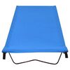 vidaXL Camping Bed Set of 2 Blue 600D Oxford fabric, steel