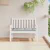 vidaXL Garden Bench Cushion Melange Light Grey 100% Polyester