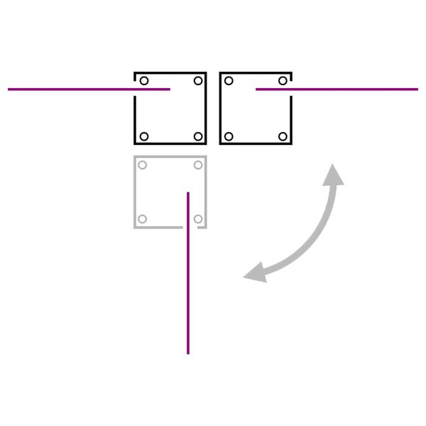 vidaXL Patio Retractable Side Awning 55.1"x472.4" Cream
