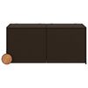 vidaXL Garden Storage Box Brown