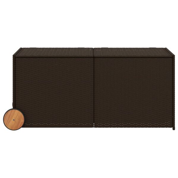 vidaXL Garden Storage Box Brown