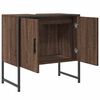vidaXL Bathroom Sink Cabinet Brown Oak Engineered Wood Standard