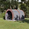 vidaXL Bike Storage Tent with Roof Grey and Orange 256 x 222 x 182 cm