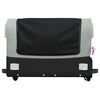 vidaXL Bike Trailer Black and Grey 99.2 lb Iron