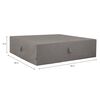 Madison Outdoor Furniture Cover Gray Ripstop polyester