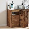vidaXL Drawer Cabinet Old Wood Engineered Wood 15.7x19.7x29.9 in