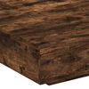 vidaXL Coffee Table Smoked Oak Engineered wood 39.4 x 39.4 x 12.2 in
