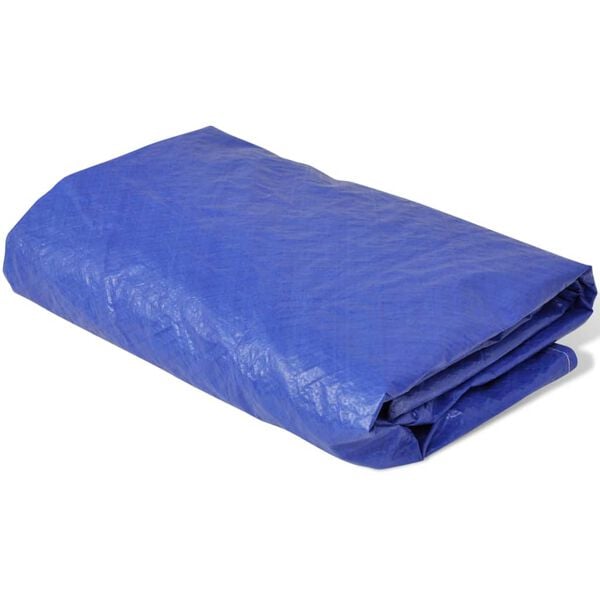 vidaXL Trampoline Cover Dark Blue Polyethylene