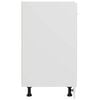 vidaXL Bottom Cabinet White Engineered wood 23.6x18.1x32.0 in