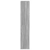 vidaXL Bookcase Grey sonoma Engineered Wood Large Bookcase Rectangular