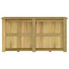 vidaXL Planter Treated Green Solid Treated Pine