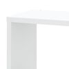 vidaXL Wall Corner Shelf White Engineered Wood 17.7 x 17.7 x 57.9 in