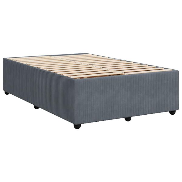vidaXL Bed Frame Dark Grey