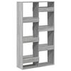 vidaXL Bookcase Grey sonoma Engineered Wood Large Bookcase Rectangular