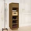 vidaXL Shoe Cabinet Honey Brown Solid Pine Wood Tall Shoe Cabinet