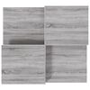 vidaXL Coffee Table Set of 2 Gray Sonoma Engineered Wood Medium