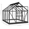 vidaXL Greenhouse Replacement Frame Anthracite Aluminum, Steel Large