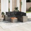 vidaXL Garden Sofa Set Grey