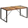 vidaXL Dining Table Unique due to reclaimed wood (multicoloured)