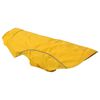 vidaXL Dog Raincoat Yellow Polyester L Water-resistant materials