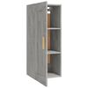 vidaXL Wall Cabinet Concrete grey Engineered wood 13.8x13.4x35.4 in