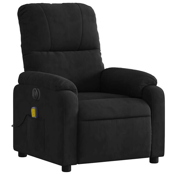vidaXL Electric Massage Recliner Chair Black