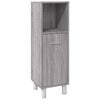 vidaXL Bathroom Cabinet Set Grey Sonoma Engineered Wood Medium